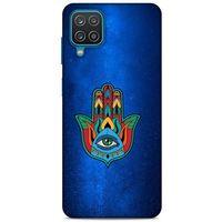 Lopard Samsung Galaxy A12 Uyumlu Kılıf Nazarium (30) Silicone Case