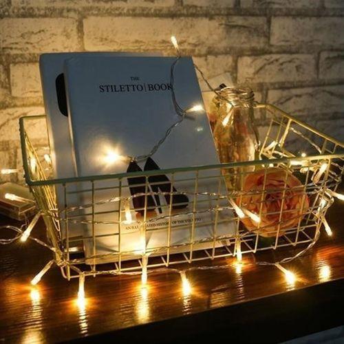 10 Metre 100 Ledli 8 Fonksiyonlu Dekoratif Lambader Sarı Lamba
