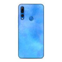 Huawei Y9 Prime 2019 Kılıf Mavi Hayaller Arka Kapak Silikon Koruma Full Koruyucu