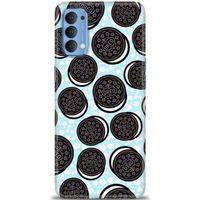Oppo Reno 4 Kılıf HD Baskılı Kılıf - Oreo + Tam Ekran Koruyucu