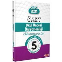 ÖABT Okul Öncesi Öğretmenliği Tamamı Çözümlü 5 Deneme Data Yayınları