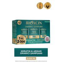 Bioxcin Bioxcin Keratin & Argan Onarıcı Bakım Şampuan 300 ml 3 Al 2 Öde - Yıpranmış Ve Hassas Saçlar