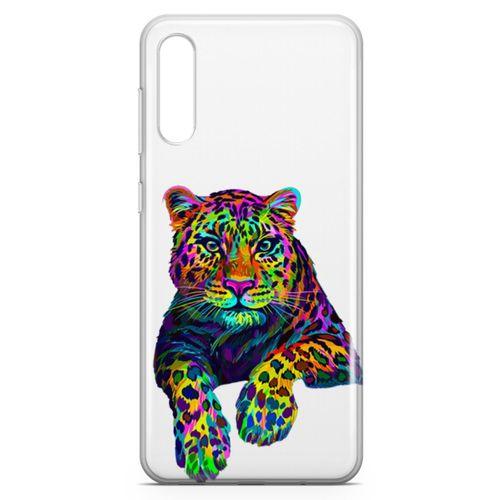 Samsung Galaxy A70 Kılıf Kaplan Colorful Arka Kapak Koruma Desenli Full Koruyucu