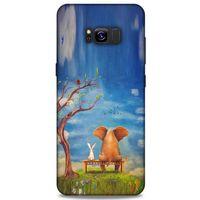 Samsung Galaxy S8 Plus Kılıf Depresyon (28) Arka Kapak Kırmızı Siyah