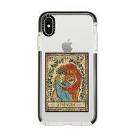 iPhone X Casetify Strenght Desenli Anti Shock Premium Silikonlu Siyah Kenar Detaylı Telefon Kılıfı