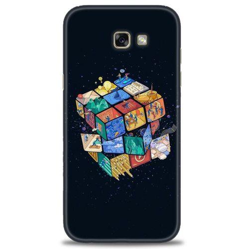 Samsung Galaxy A7 2017 / A720 Kılıf HD Baskılı Kılıf - Küplerdeki İnsanlar + Tam Ekran Koruyucu
