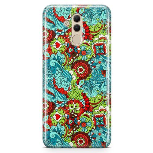Huawei Mate 20 Lite Kılıf Cam Motifleri Arka Kapak Koruma Desenli Full Koruyucu