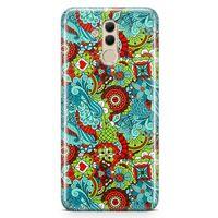 Huawei Mate 20 Lite Kılıf Cam Motifleri Arka Kapak Koruma Desenli Full Koruyucu