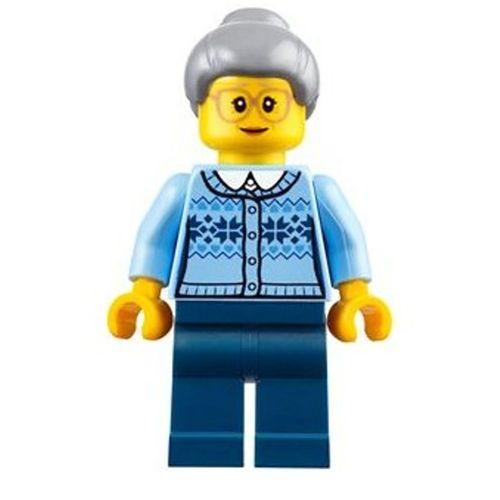 Lego Minifigür Grandmother hol106