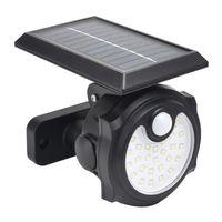 Powermaster SH-1705A 26 Ledli Sensörlü 3 Modlu Solar İndiksiyon Duvar Lambası