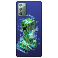 Lopard Samsung Galaxy Note 20 Uyumlu Kılıf PiXel (37) Silicone Cover Creeper MC