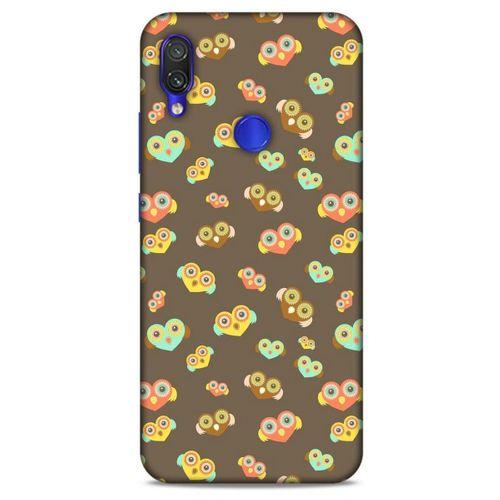 Baykuşlar (10) Desenli Silikon Kapak Telefon Kabı Xiaomi Redmi Note 7 Kılıf