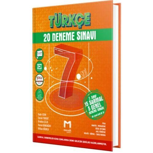 7. Sınıf Türkçe 20 li Deneme Mozaik Yayınları