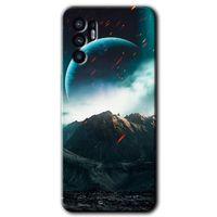 Potkal Hediye Fabrikası Oppo Reno 6 Kılıf HD Desen Baskılı Arka Kapak - Uzay Gökyüzü