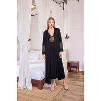 Göğüs Ve Sırt Dekolteli Dantelli Sabahlık Takımı