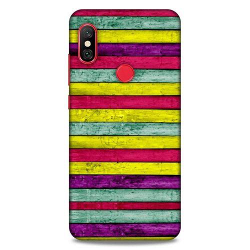 Lopard Xiaomi Redmi Note 6 Pro Uyumlu Kılıf Wood'X (30) Silicone Case Desenli