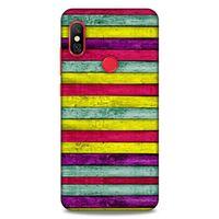 Lopard Xiaomi Redmi Note 6 Pro Uyumlu Kılıf Wood'X (30) Silicone Case Desenli