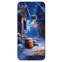 Xiaomi Mi 9 Kılıf Snowix (46) Core Armor Kılıf Kahverengi Mavi