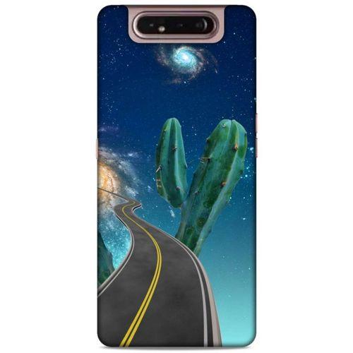 Lopard Samsung Galaxy A80 Uyumlu Kılıf Manipülasyon ☻ (27) Tasarımlı Kılıf Baskılı