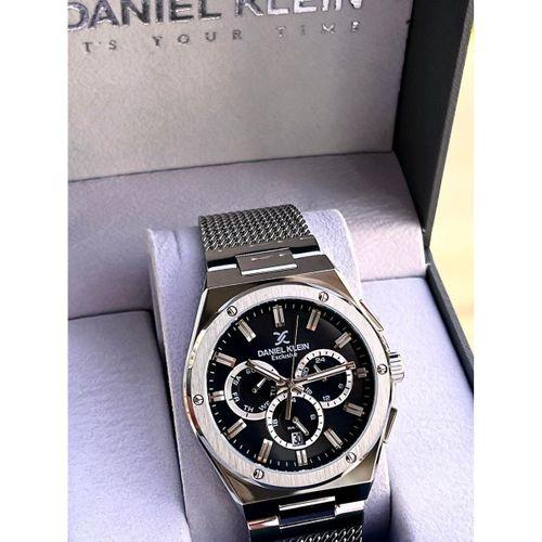 Daniel Klein Erkek Kol Saati 30 Metre Suya Dayanıklı Çelik Kordon + Bileklik Hediyeli VS.BLKT.0689
