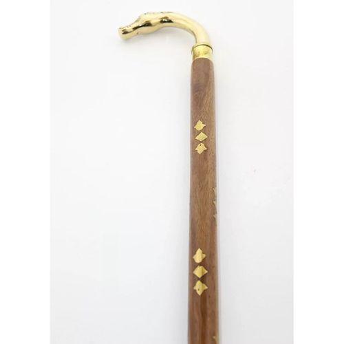 Pirinç At Büstü Baston Model 2