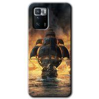 Poco x3 GT Kılıf HD Desen Baskılı Arka Kapak - Siyah İnci