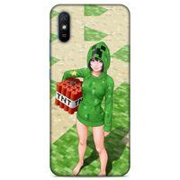 Lopard Xiaomi Redmi 9A Uyumlu Kılıf PiXel (33) Hybrid Kılıf TNT Girl