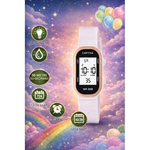 Captiva Digital 3 Atm Suya Dayanıklı Işık+Alarm+Kronometre+Takvimli Çoçuk Kol Saati CP.YN.26.M03