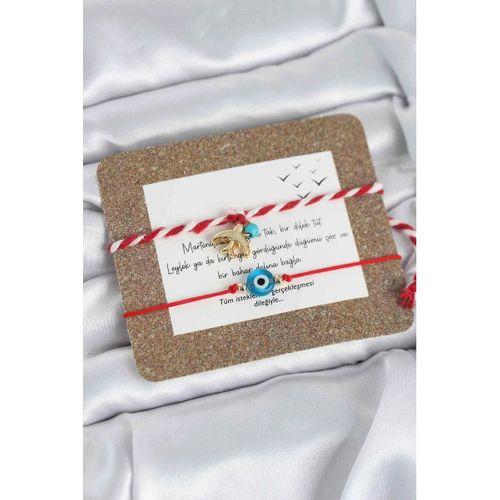 Marteniçka Bileklik 2'li Nazar ve Kırlangıç Model