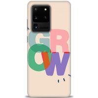 Samsung Galaxy S20 Ultra Kılıf HD Baskılı Kılıf - Grow + Tam Ekran Koruyucu