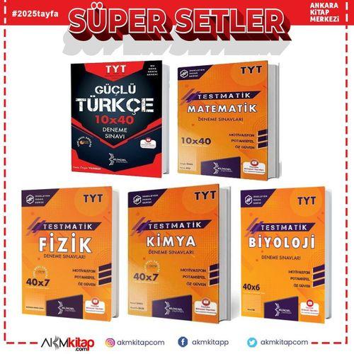 Bilinçsel Yayınları TYT Türkçe Matematik Fizik Kimya ve Biyoloji Deneme Seti 5 Kitap