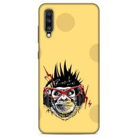 Animax Rockçı Maymun Samsung Galaxy A70s Kılıf Desenli Silikon