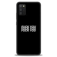 Samsung Galaxy A03S Kılıf HD Baskılı Kılıf - You You You + Tam Ekran Koruyucu