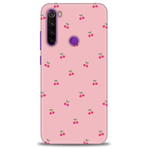 Xiaomi Redmi Note 8 Kılıf HD Baskılı Kılıf - Minik Kirazlar + Tam Ekran Koruyucu