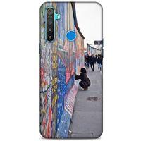 Oppo Realme 5i Kılıf Almanya (40) Fit Silikon Kılıf Berlin Duvarı