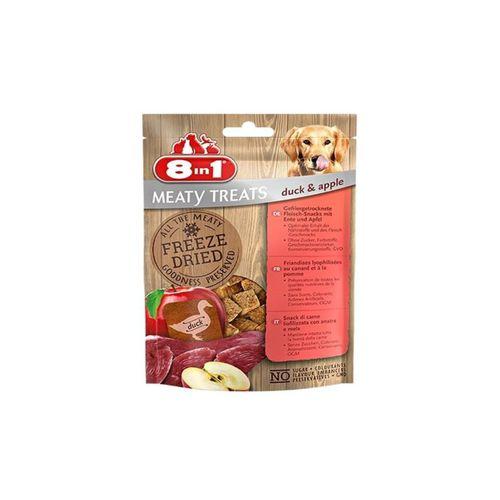 8IN1 Meaty Treats Freeze Dried Köpek Ödül Maması - Ördekli & Elmalı - 50GR