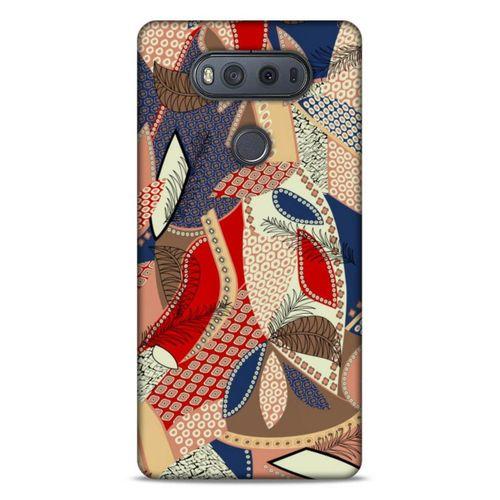 Lopard LG K61 Uyumlu Kılıf Soyut Sanat (41) Baskılı Tank Kılıf