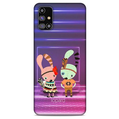 Samsung Galaxy M31s Kılıf FunnyMaX (4) Koruma Kılıfı Mor Pembe