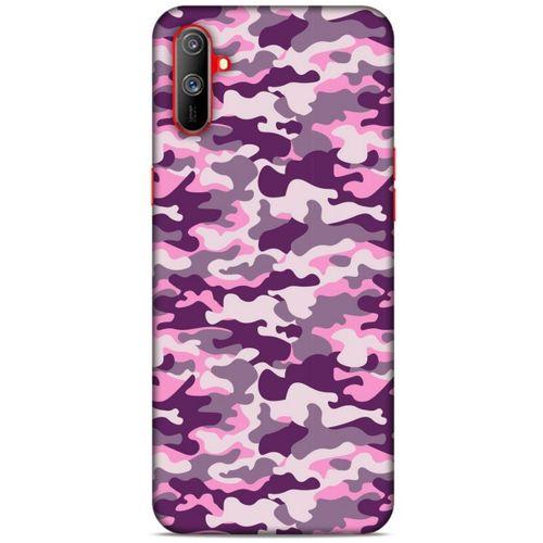 Realme C3 Uyumlu Kılıf Mor Delisi (23) Ultra Koruma Kılıfı Kamuflaj