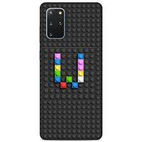 Lopard Samsung Galaxy S20 Plus Uyumlu Kılıf BloX (39) Liquid Crystal Kılıf W Harfi