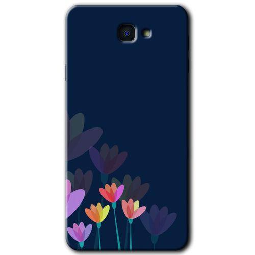 Potkal Hediye Fabrikası Samsung Galaxy J7 Prime Kılıf HD Desen Baskılı Arka Kapak - Çizim Çiçekleri