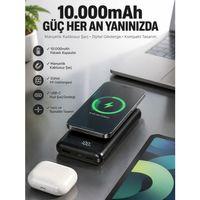 10.000 Mah Powerbank 4 Portlu Hızlı Şarj Dijital Göstergeli