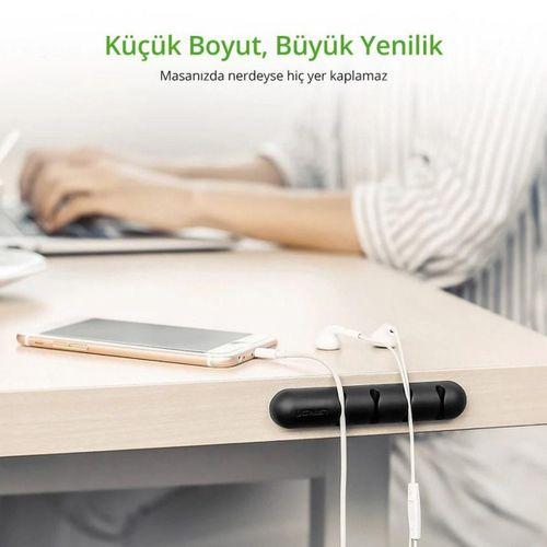Ugreen Kendinden Yapışkanlı 4’lü Kablo Tutucu 2 Adet