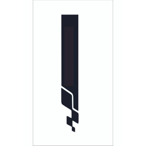 RR Universal Oto Kaput Şerit Sticker Siyah 65*15 Cm