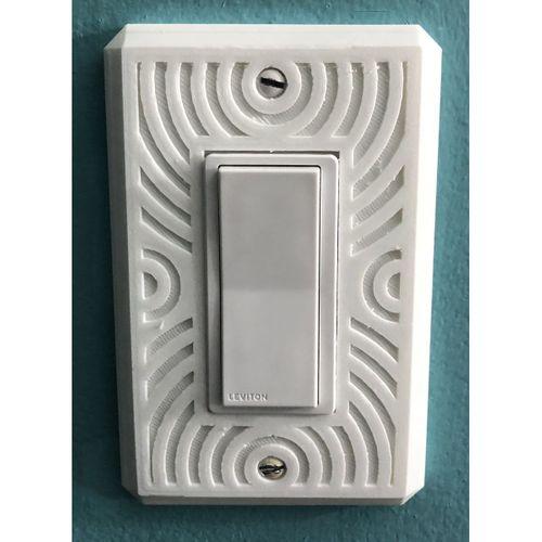 Art Deco Işık Anahtarı Kapağı - 5114881