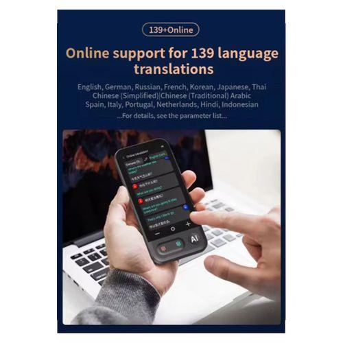 Kameralı 140 Dilde Wifi Özellikli Translator Elektronik Çeviri Cihazı Türkçe Menü
