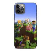 Lopard Apple iPhone 12 Pro Uyumlu Kılıf PiXel (29) Arka Koruma Kılıfı Tüm Karakterler