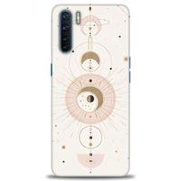 Oppo A91 / Reno 3 Kılıf HD Baskılı Kılıf - Evren + Tam Ekran Koruyucu