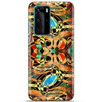 Lopard Huawei P40 Pro Uyumlu Kılıf Manipülasyon ☻ (8) Baskılı Kılıf Desenli