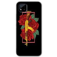 Realme C11 Kılıf HD Desen Baskılı Arka Kapak + Temperli Cam - Bedel